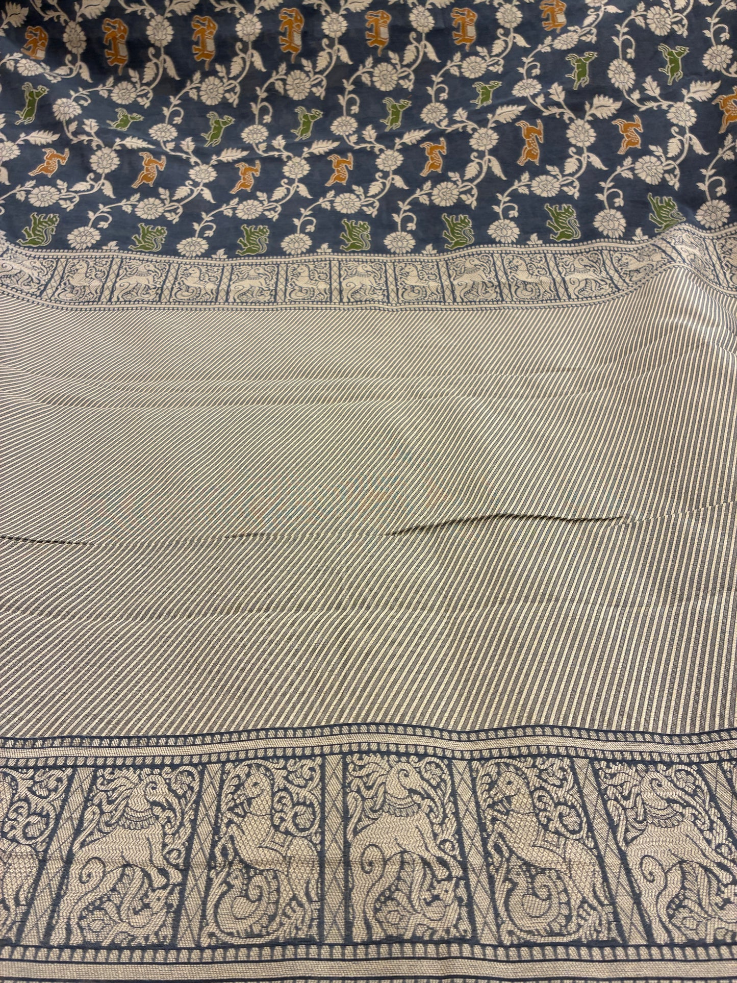 Banarasi Cotton - Grey