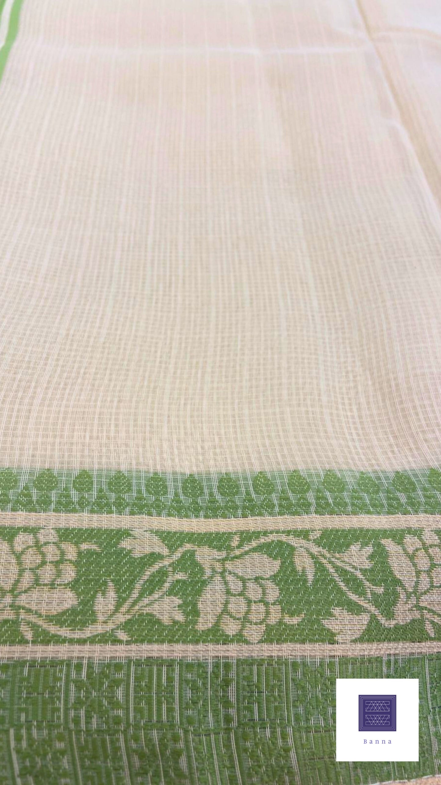 Simplicity at its Best - Cream and Green