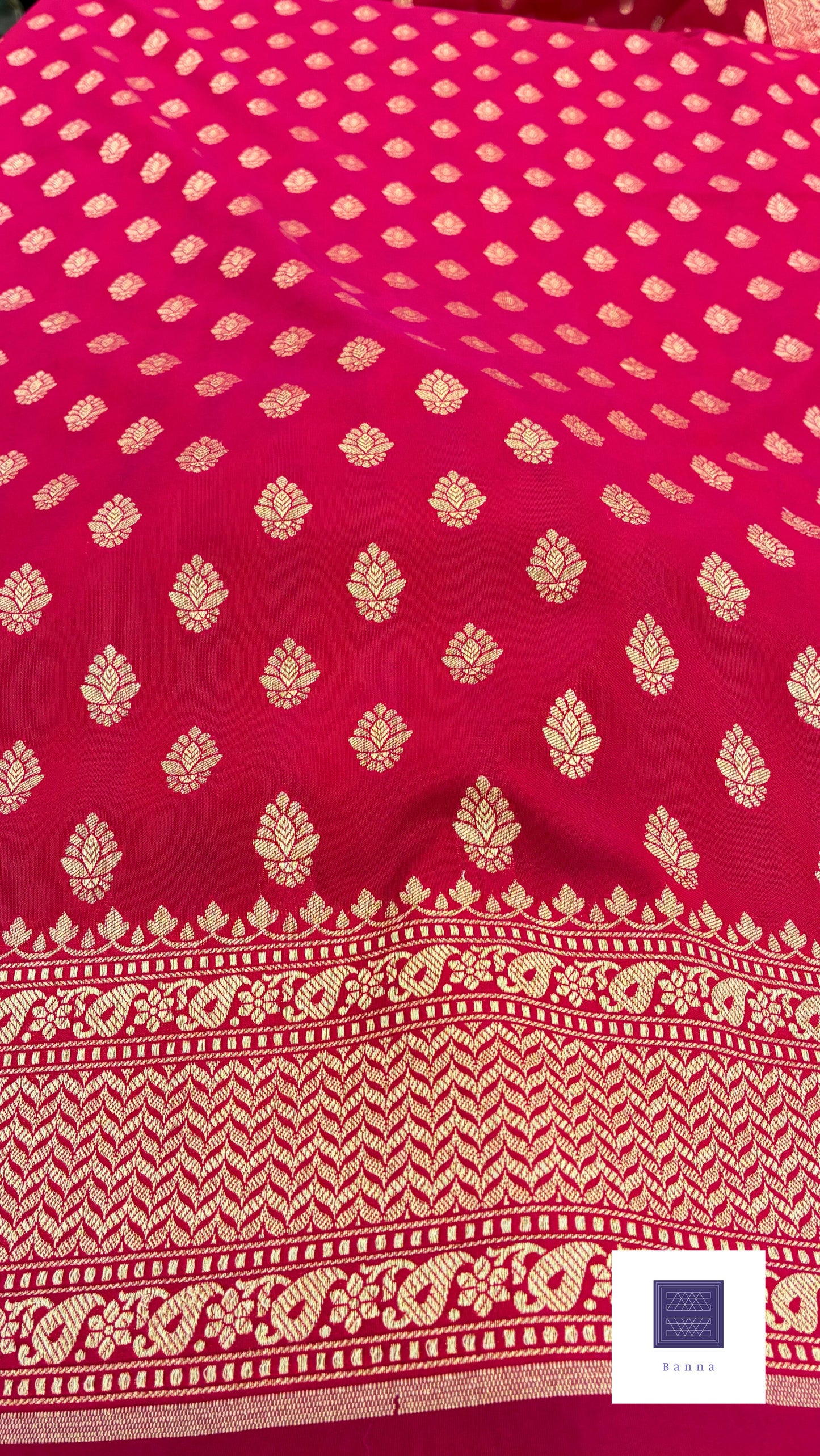 Handloom Classic Katan Silk saree - Bridal Pink