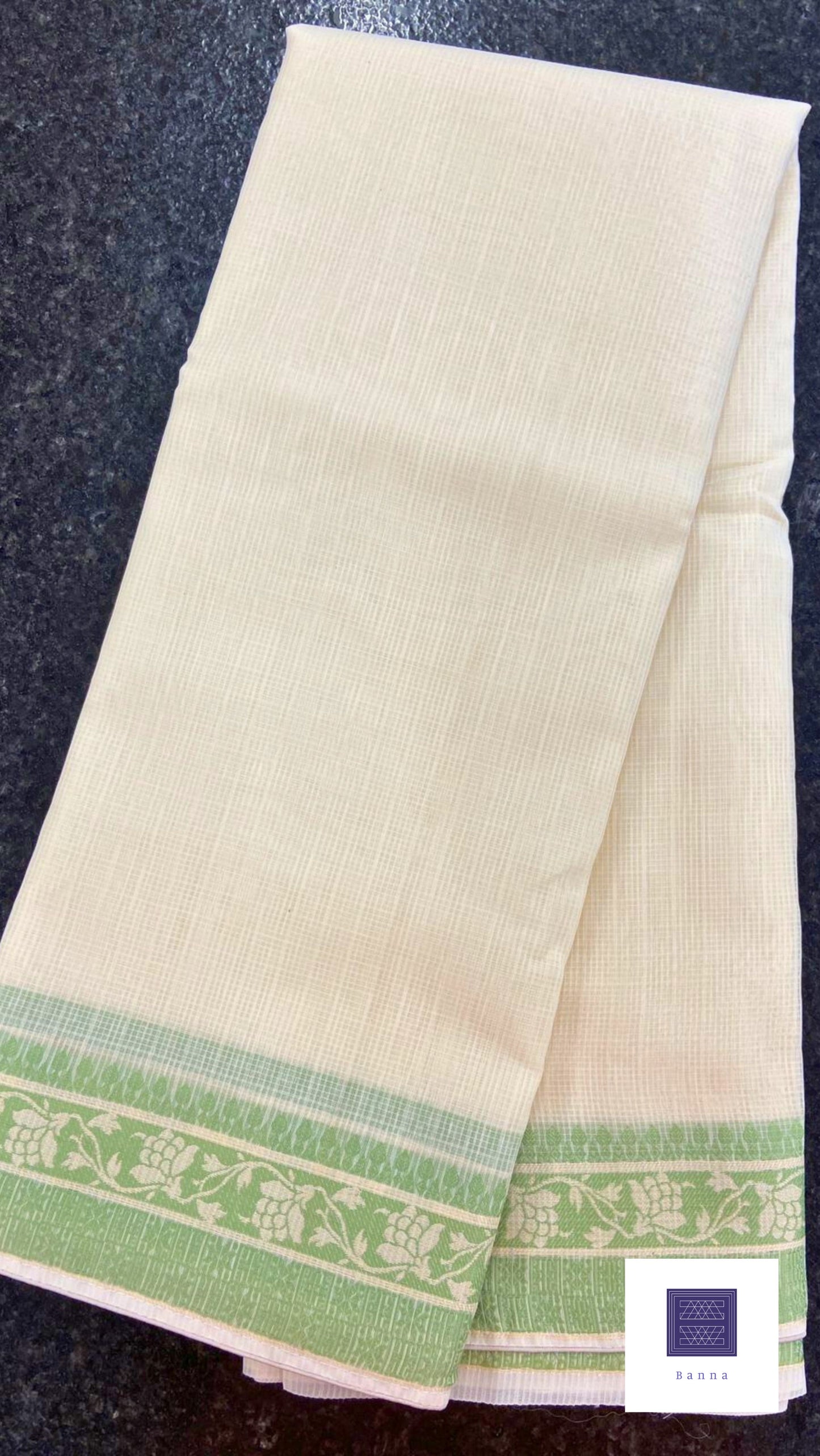 Simplicity at its Best - Cream and Green