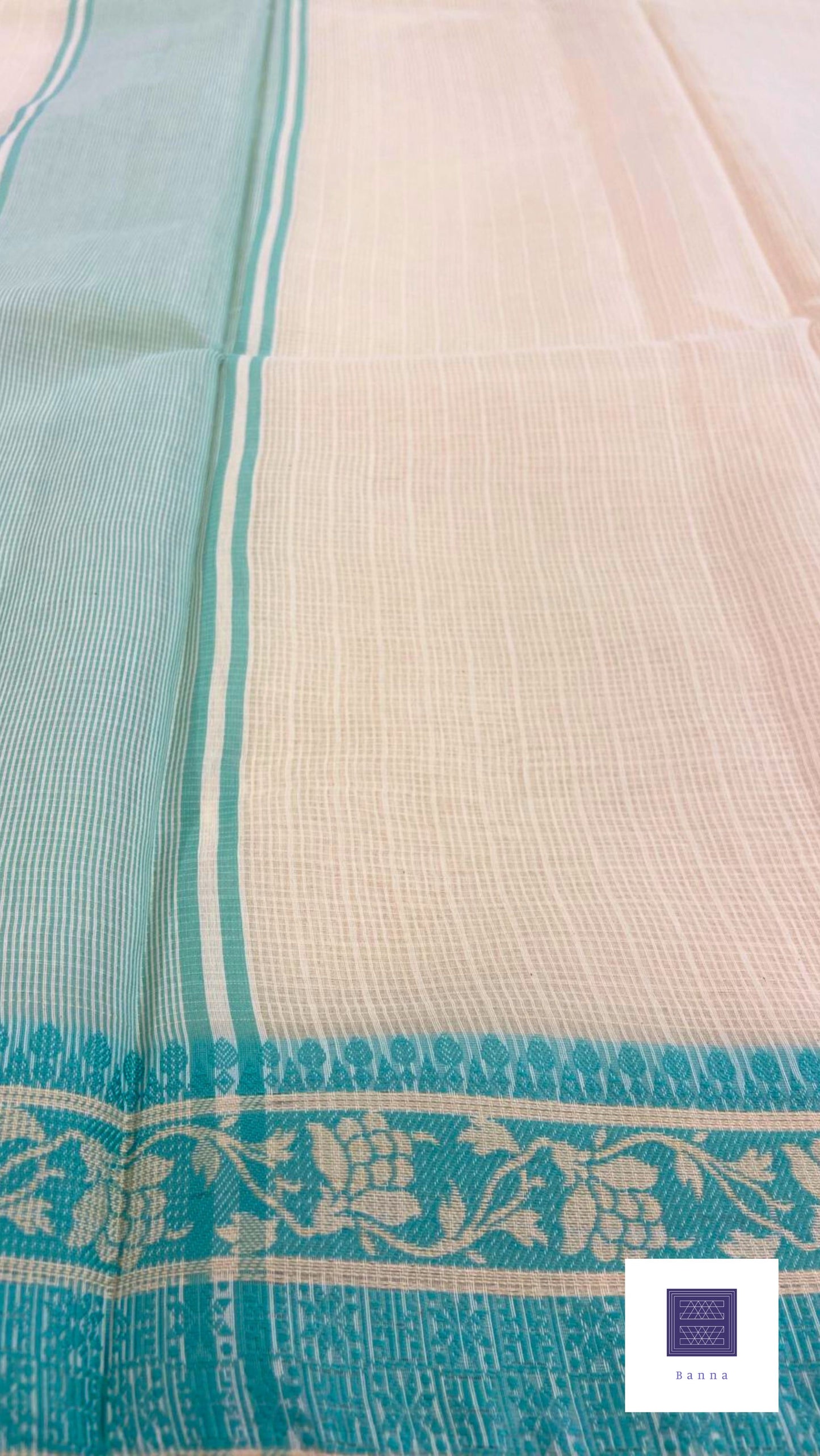 Simplicity at its Best - Cream and Blue