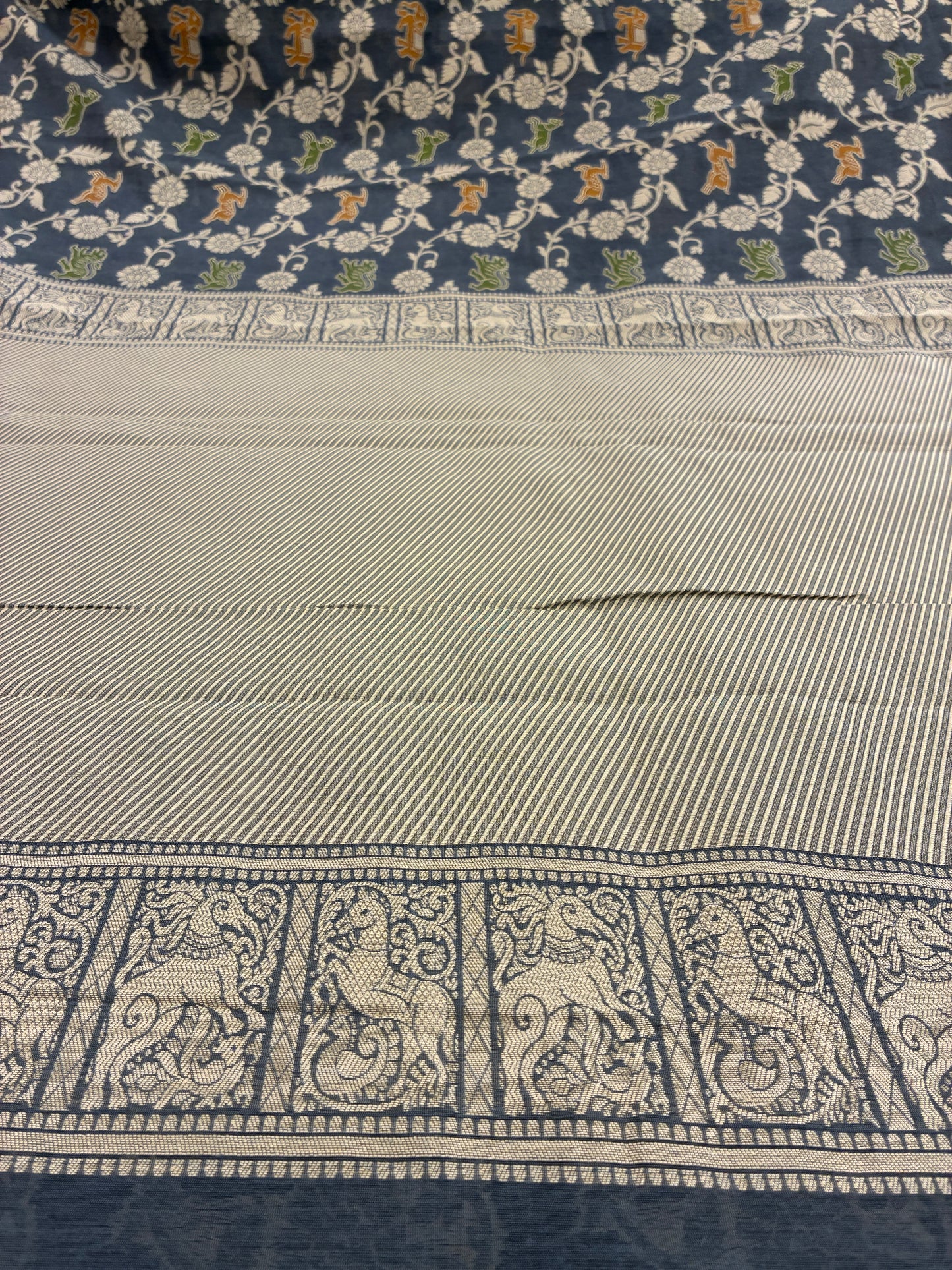 Banarasi Cotton - Grey