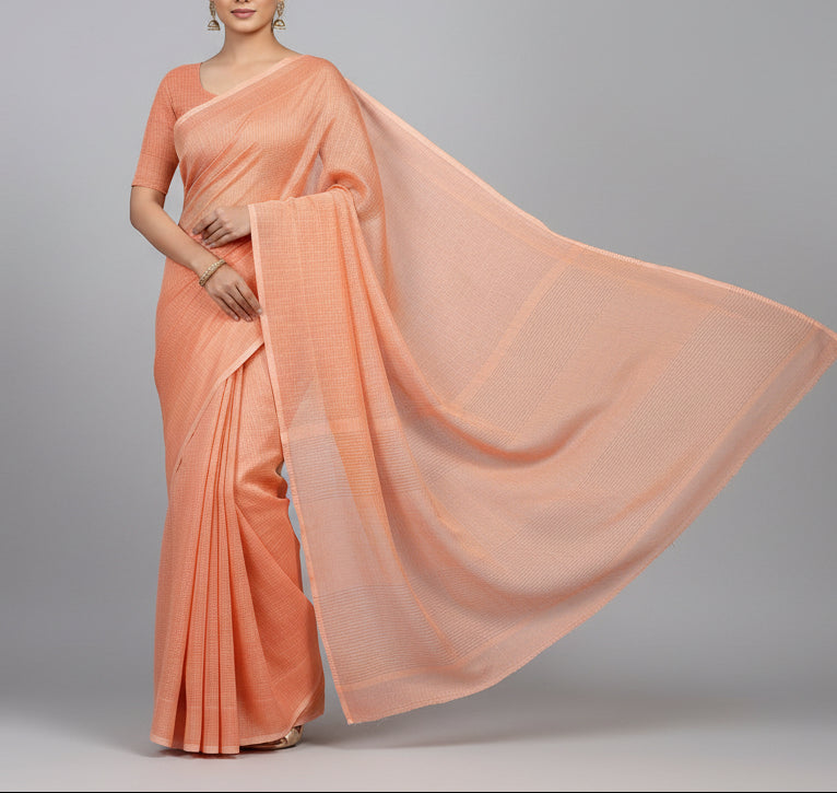 Solid Kota tissue - Peach
