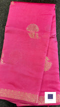 Pure soft silk Banarasi saree  - Pink