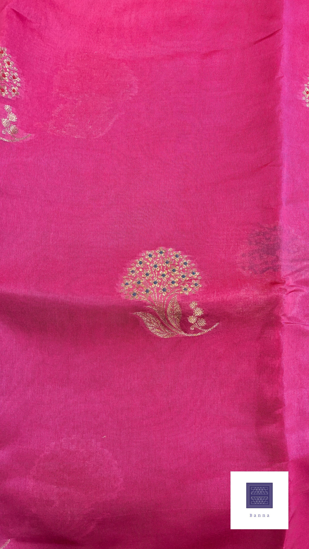 Pure soft silk Banarasi saree  - Pink