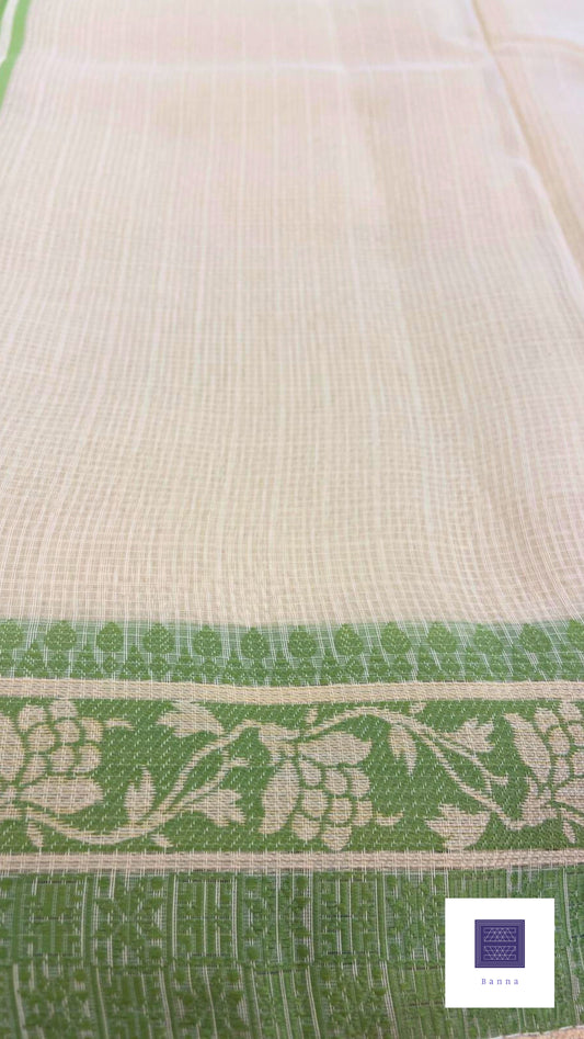Simplicity at its Best - Cream and Green