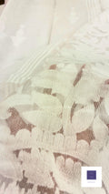 Jamdhani Cotton Saree - Solid White