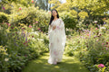 Pure Organza Handwork saree - Off white and Baby pink