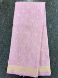 Tissue Silk woven traditional Banarasi saree - Light Purple Lavender