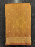 Tissue Silk woven traditional Banarasi saree - Copper Brown