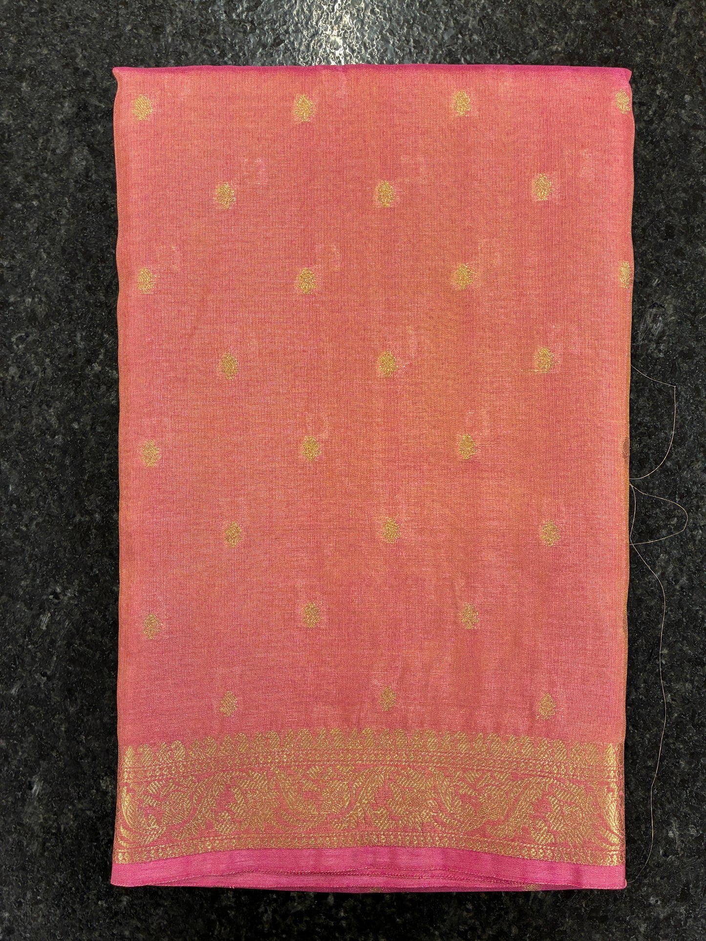 Tissue Silk woven traditional Banarasi saree - Pink