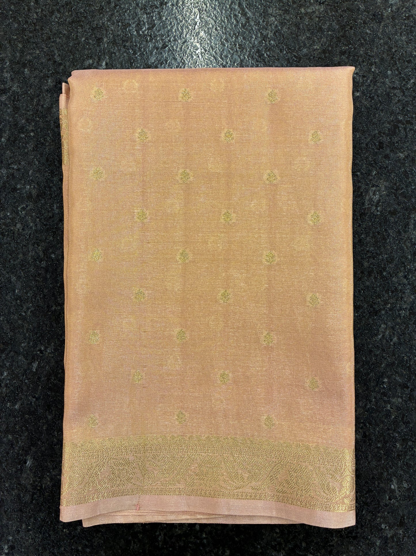 Tissue Silk woven traditional Banarasi saree - Baby Pink
