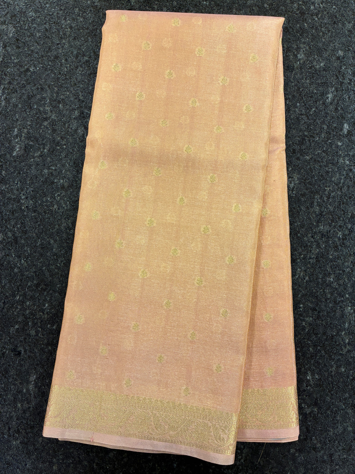 Tissue Silk woven traditional Banarasi saree - Baby Pink