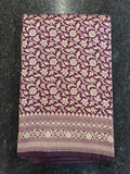 Handloom Katan Silk saree - Brown