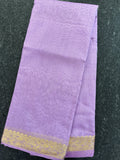 Linen Saree - Lavender