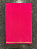 Pure Chanderi Cotton handloom saree - Pink