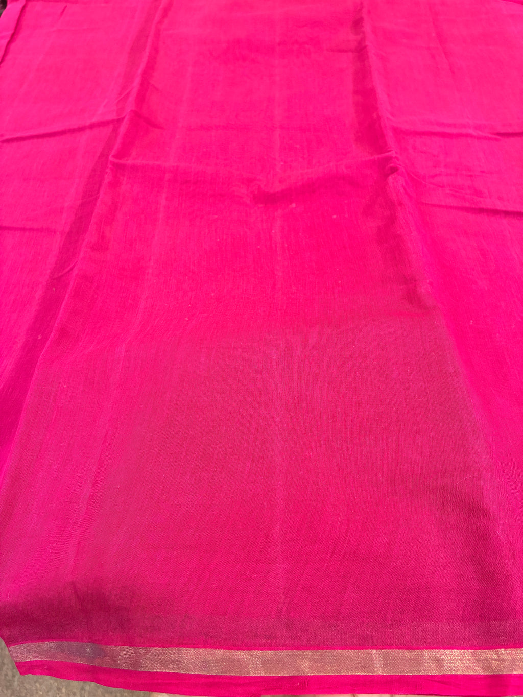 Pure Chanderi Cotton handloom saree - Pink